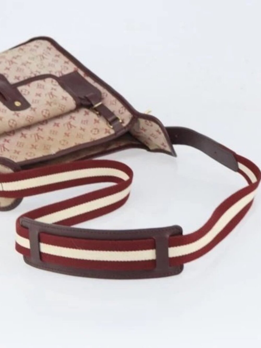 LOUIS VUITTON Monogram Mini Besace Mary Kate Shoulder Bag Red M92321 Auth BA9879 - Picture 6 of 16